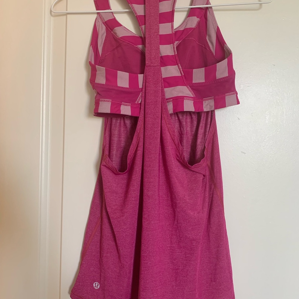 Lululemon 2 In Run Tank Top In Raspberry - image 4